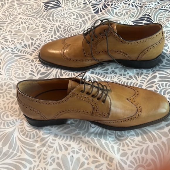 Mens Gabrielli Italian wingtip Oxford shoes size 10 ( Italian size 43) - Picture 1 of 5